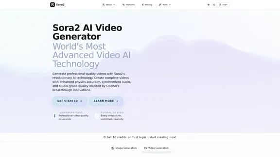 Sora 2 - Gerador de Vídeo AI da OpenAI com Áudio