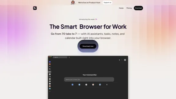 Floutwork - The AI-Enhanced Browser for Work and Efficiency