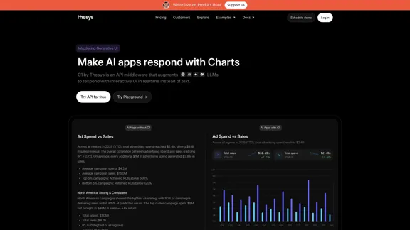 Thesys - The Company for Generative UI