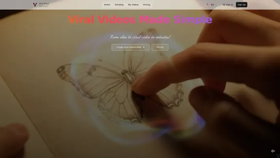 Vidéos virales simplifiées - AI Video Generator 70 % moins cher