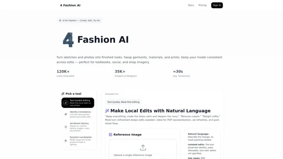 AI for Fashion Generator - Prova Virtual e Criador de Modelos