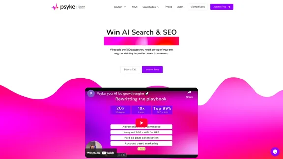 Psyke - 30分钟内赢得AI搜索和SEO