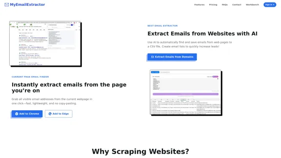 My Email Extractor - Poderosa ferramenta gratuita de extração de e-mails da web