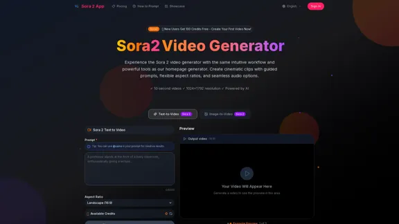 Sora 2 App - KI-Video-Generator