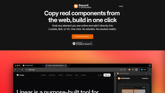 SUPERHANDS - Kopiere echte Komponenten aus dem Web mit einem Klick