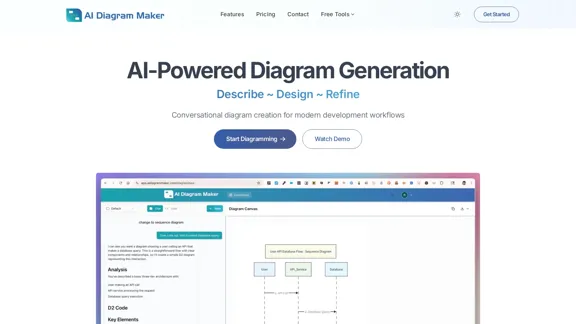 AI Diagram Maker - Create Software Architecture and Flow Diagrams using AI