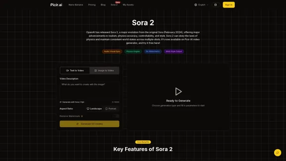 Sora 2 - Попробуйте эту модель ИИ-видео бесплатно