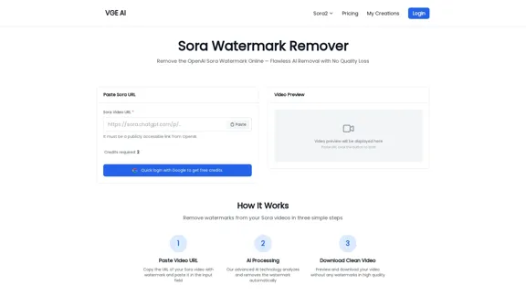 Sora Watermark Remover - Eliminate Watermarks from Sora2 Videos