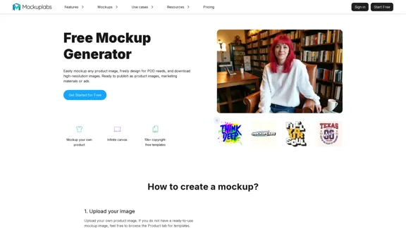 無料のAI Mockup Generator - どんな製品でもモックアップできます