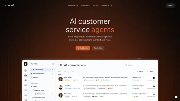 Conduit - ИИ-агенты для поддержки и продаж