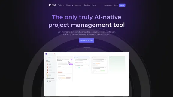 Dart - Mehr erreichen mit KI-Projektmanagement-Software