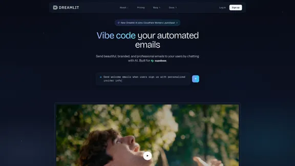 Dreamlit AI - Supabase向けのAI駆動のメール自動化