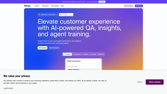 Intryc - Eleve sua Experiência do Cliente