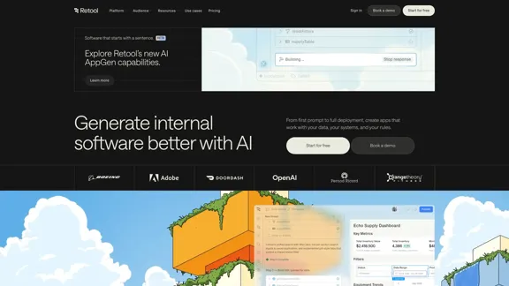 Retool - Crea software interno mejor, con IA.