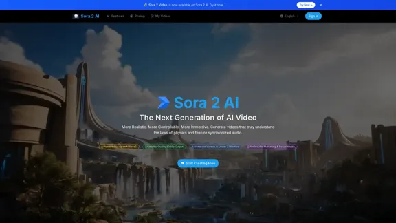 Sora 2 - Генератор видео и аудио на основе ИИ
