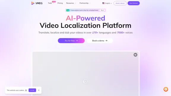 VMEG - Plataforma de Localización de Video Impulsada por IA