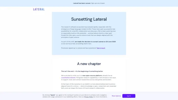 Lateral - Легко ищите, сохраняйте и организуйте свои исследовательские результаты. Lateral - Легко ищите, сохраняйте и организуйте свои исследовательские результаты.