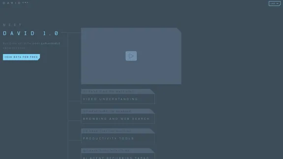 David One - Votre compagnon IA ultime pour une productivité améliorée David One - Votre compagnon IA ultime pour une productivité améliorée