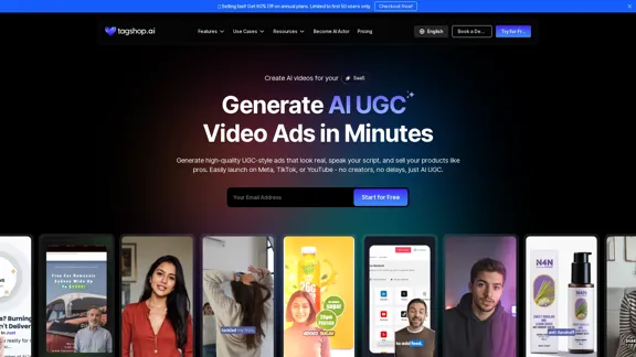 Tagshop AI - Create AI User-Generated Content Videos in Minutes