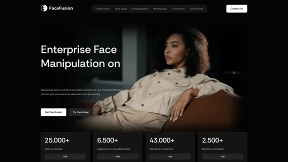 FaceFusion - Ведущая платформа для манипуляции лицами в индустрии FaceFusion - Ведущая платформа для манипуляции лицами в индустрии