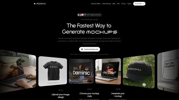 Mocku.co - AI Mockup Generator für realistische Mockups