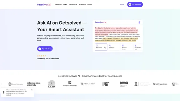 Getsolved Answer AI - Intelligente Antworten für Ihren Erfolg entwickelt