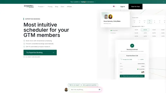 Expertise Booking - Мощный инструмент для планирования беспрепятственных встреч
