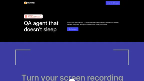 自動化されたウェブアプリテストのためのAI QAエージェント - Fire Your QA Today
