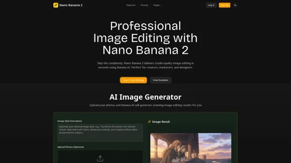 Nano Banana 2 - KI-Bildbearbeitungs- und Generierungstool