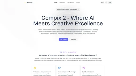 Gempix 2 (Nano Banana 2) - Fortschrittlicher KI-Bildgenerator