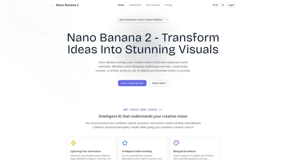 Nano Banana 2 - KI-Bildgenerator & Fotoeditor