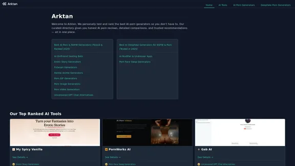 Arktan - Discover the ideal AI porn generator