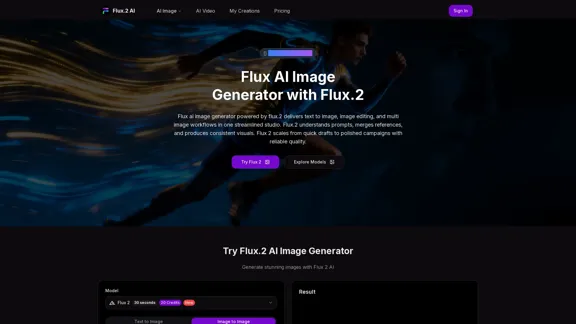 Flux.2 - Générateur d'images AI Flux 2 en ligne gratuit