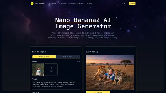 Nano Banana2 AI - Entsperren Sie den von Gemini betriebenen KI-Bildgenerator