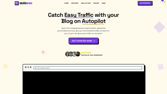 AutoSEO - 自動運転で自動SEOを使ってトラフィックを獲得する
