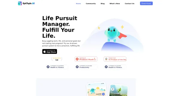 EpicTopia AI - A System for Intentional Living