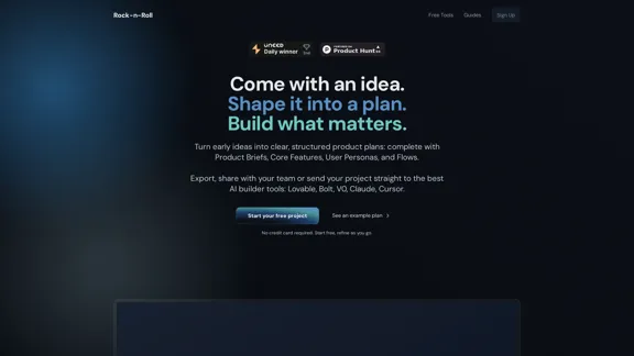 Rock-n-Roll - IA que pensa em termos de produto