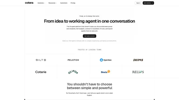 Launch - From concept to operational agent in a single conversation.