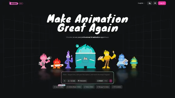 OiiOii.ai - Your AI Animation Agent Team