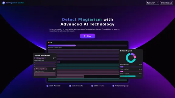 Free AI Plagiarism Checker - Quick, Trustworthy & Immediate Verification
