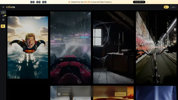 V2Sota - KI-Video-Generator mit Audio, unterstützt von Sora 2