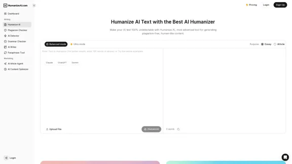 Humanize AI - Free AI Humanizer to Evade AI Detection
