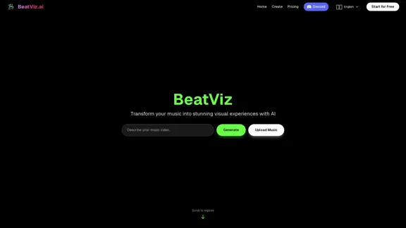 BeatViz AI - The Best AI Tool for Creating Music Videos