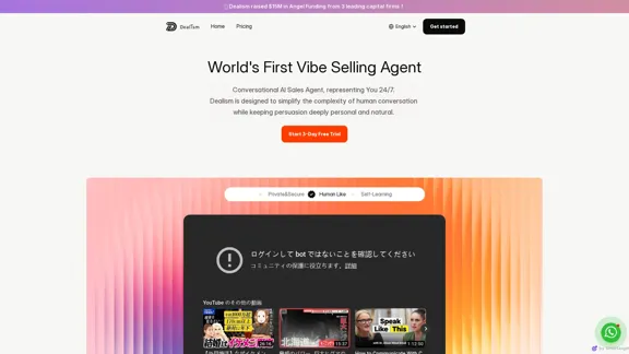 Dealism Sales - Your AI Agent & AI Digital Sales Assistant for WhatsApp Business