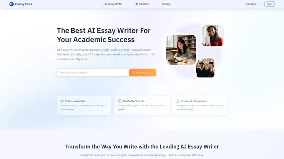 AI Essay Writer - Essay Writer for Academic Success