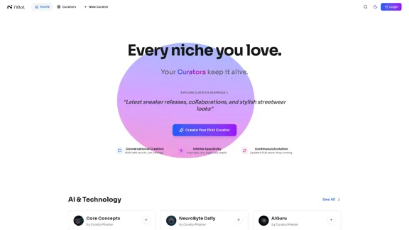 nbot.ai - Откройте и создайте свой мир