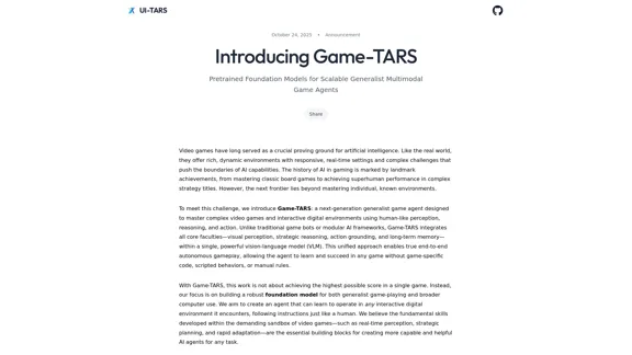 UI-TARS - Modelo de agente GUI nativo de próxima generación diseñado para interactuar sin problemas con las interfaces gráficas de usuario utilizando una percepción similar a la humana.