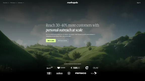 Markopolo - Автоматизируйте продажи и маркетинг с помощью персонального ИИ