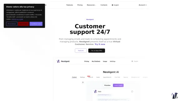 NeoAgent - ИИ поддержка клиентов 24/7 | Умные агенты для WhatsApp и Web