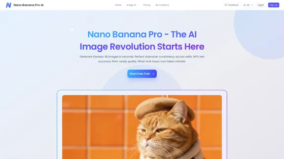 Nano Banana Pro - Генератор и редактор изображений на основе ИИ нового поколения